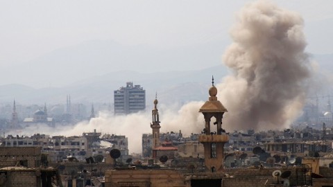 Clashes in Damascus after rebels tunnel into government-held areas