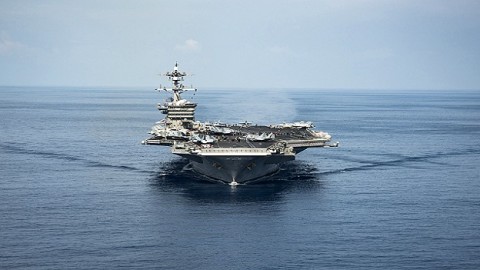 Carl Vinson Strike Group approaches East Sea