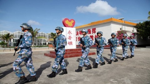 China deploys anti-diver rocket launchers to man-made island in South China Sea: report