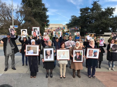 Amina founded the group Families for Freedom. Photo: Khoulani family via the Syrian campaign