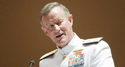 US Navy Adm. William H. McRaven. DoD photo by SSG Sean K. Harp