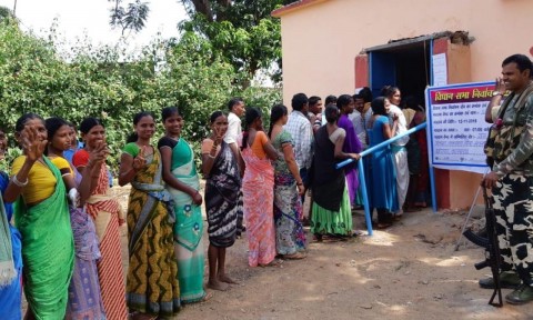 A vote for democracy from the heart of the 'red zone'-India