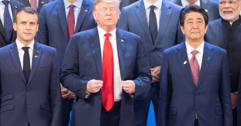 G20 leaders at the meeting in Argentina. Photo: Ralf Hirschberger/DPA via ZUMA