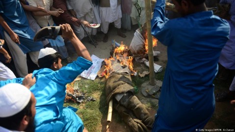 An Islamist protest in Dhaka. Photo: M. Uz Zaman / AFP