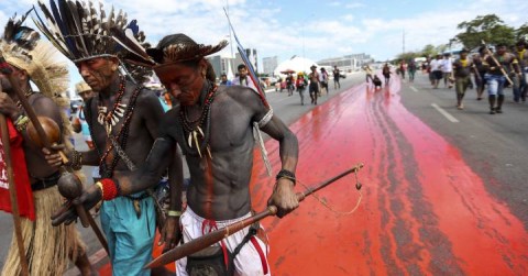 Kawahiva indians in Brazil
