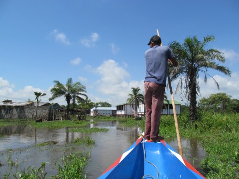 One of the areas where most of problems with the water flow to the Big Swamp have been detected is in Colombia's Bocas de Aracataca.