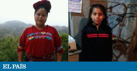Vilma Carrillo (L) and her daughter Yeisvi (R). 