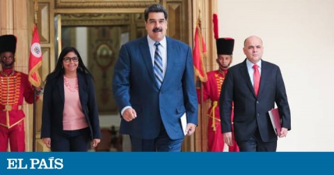 Nicolas Maduro, in the Miraflores palace.