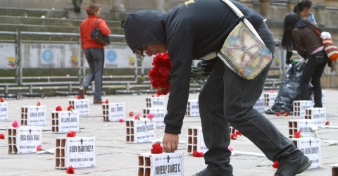 The killing of 6 people in Colombia's Arauca, Casanare and Santander are among the thousands killed during the False Positives scandal.