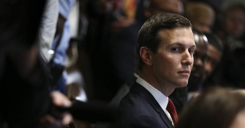 Jared Kushner at a meeting in the Cabinet Room at the White House on Aug. 1, 2018. Photo: Oliver Contreras / Getty Images file