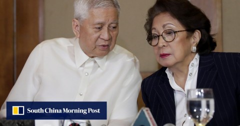 前菲律賓官員Albert del Rosario和Conchita Carpio-Morales。