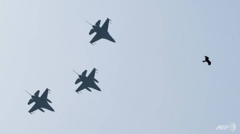 F-16 fighter jets, in a file image. The United States approves the sale of 25 F-16 fighter aircraft to Morocco for US$3.8 billion. 