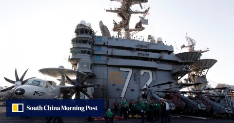 尼米茲級航空母艦亞伯拉罕林肯號（CVN 72）。