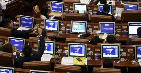 Plenaria en Cámara de Representantes, debate sobre Proyecto de Acto Legislativo. 