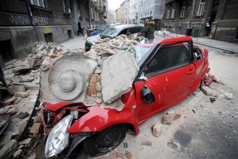 Strong quake shakes Croatia, damaging buildings in capital