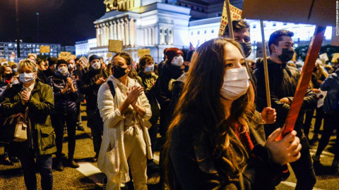 Poland needs calm to discuss disputed abortion ruling, government says