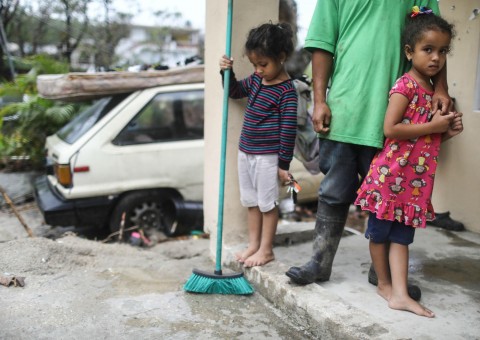 3/4 of Puerto Rico is still without power a month after Irma struck  / Getty