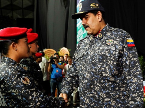 President Nicolas Maduro is expected to run for re-election despite the disastrous state of the country's economy (Photo: Miraflores Palace/Handout via Reuters)