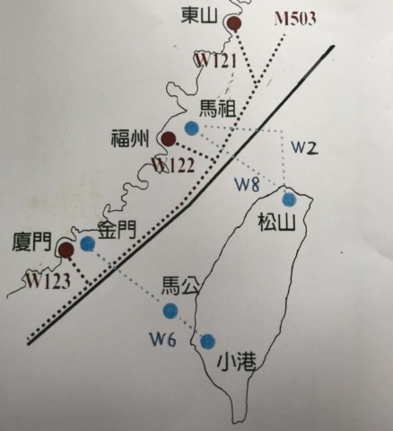 美國反對中國單方面啟用M503航線