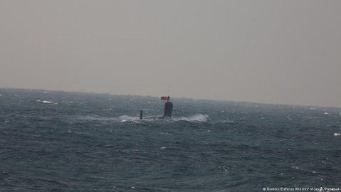 Chinese attack submarine lurking near disputed waters angers Japan