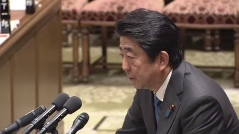 安倍首相、９条改正「自衛隊違憲を払拭が使命」