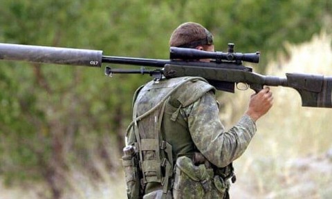 A British sniper has killed a senior ISIS fighter with a 'one in a million' shot from a mile away using a US-made McMillan TAC-50 sniper rifle. File photo