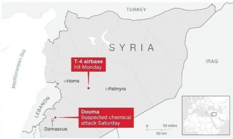 シリア化学兵器使用疑惑、５００人に影響か　ＷＨＯ試算