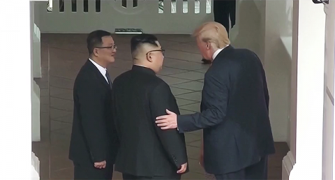 President Donald Trump and North Korean dictator Kim Jong-un (Photo: Screen capture)