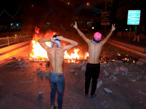 Iraq protesters demonstrate against ‘bad government, bad roads, bad weather, bad people’