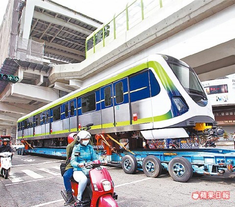 台中綠線捷運車廂