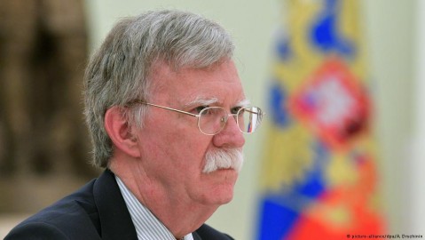 John Bolton with Russian President Vladimir Putin in Moscow in June 2018. Photo: A. Druzhinin / dpa