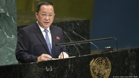 North Korean Foreign Minister Ri Yong Ho. Photo: M. Altaffer / AP