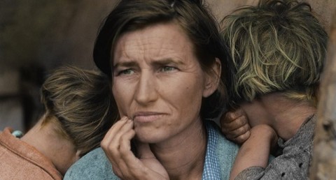 Florence Owens Thompson seen in the photo Destitute Pea Pickers in California. Mother of Seven Children. Photo: Dorothea Lange/Library of Congress