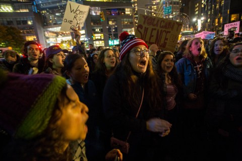 Protests to Trump’s Election Spread Nationwide