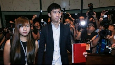 Disqualified Hong Kong lawmakers attend appeal hearing